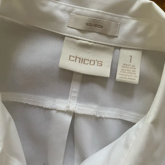 Classic White Womens Tunic Shirt - Picture 3 of 6